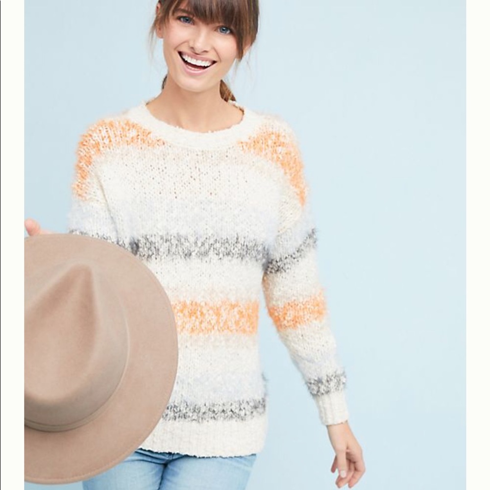 Anthropologie Meadow Rue Striped Sweater